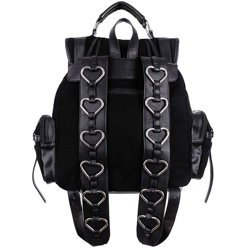 Heavy Heart rugtas zwart - Gothic metal - Restyle